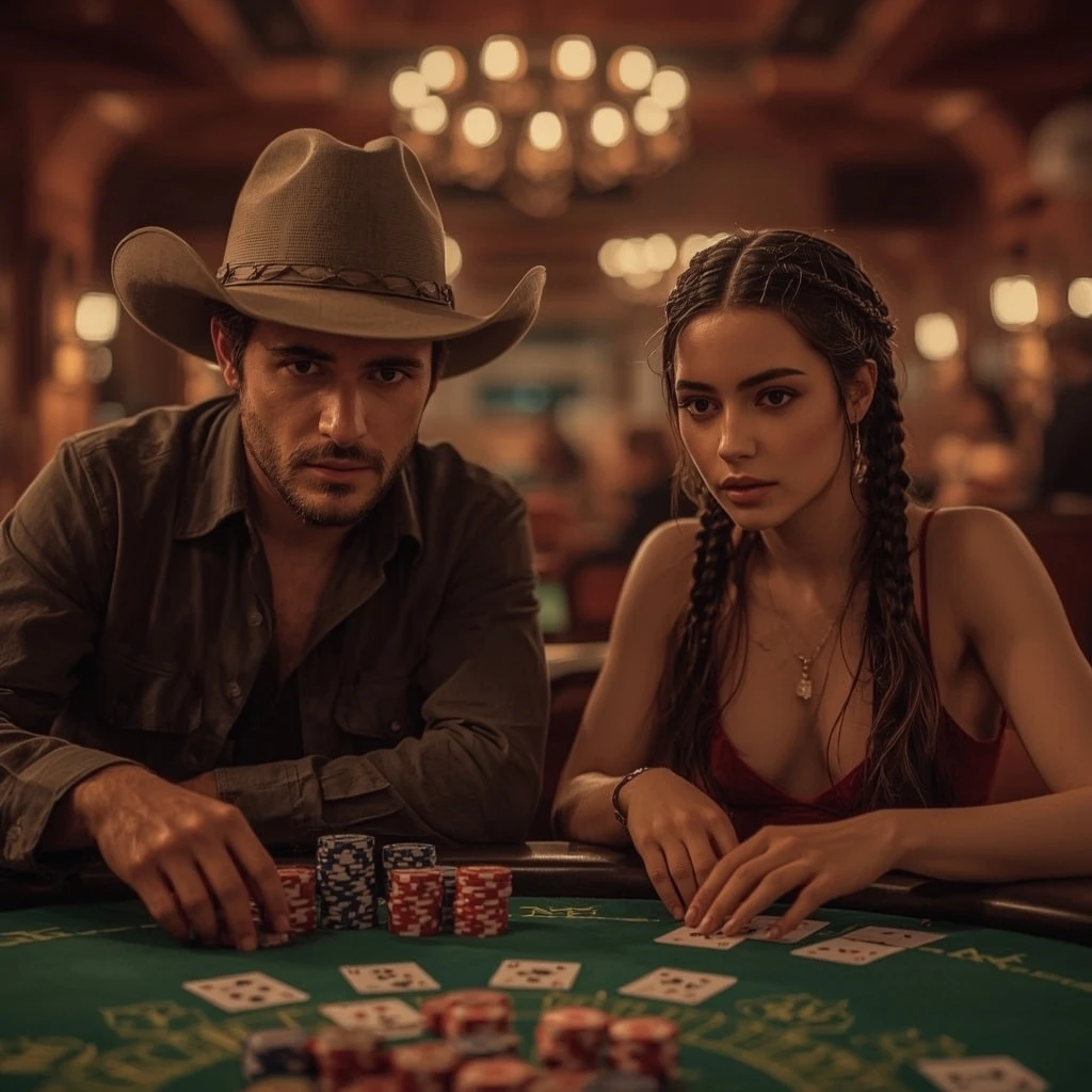 foto de dos jugadores de póker SUPERBOSS CASINO